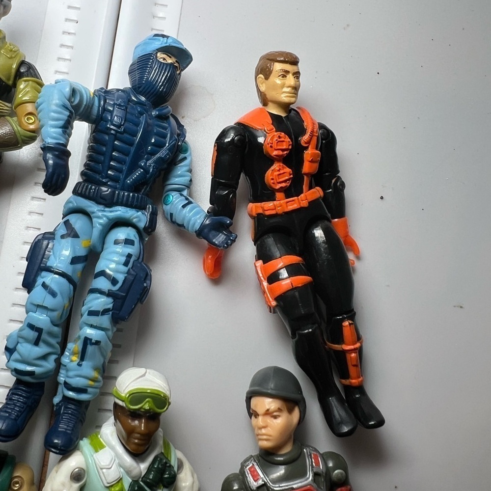 Vintage GI Joe Lot Of 8 Grand Slam Alpine Dusty Shock Wave Crazy Legs - Picture 3 of 5